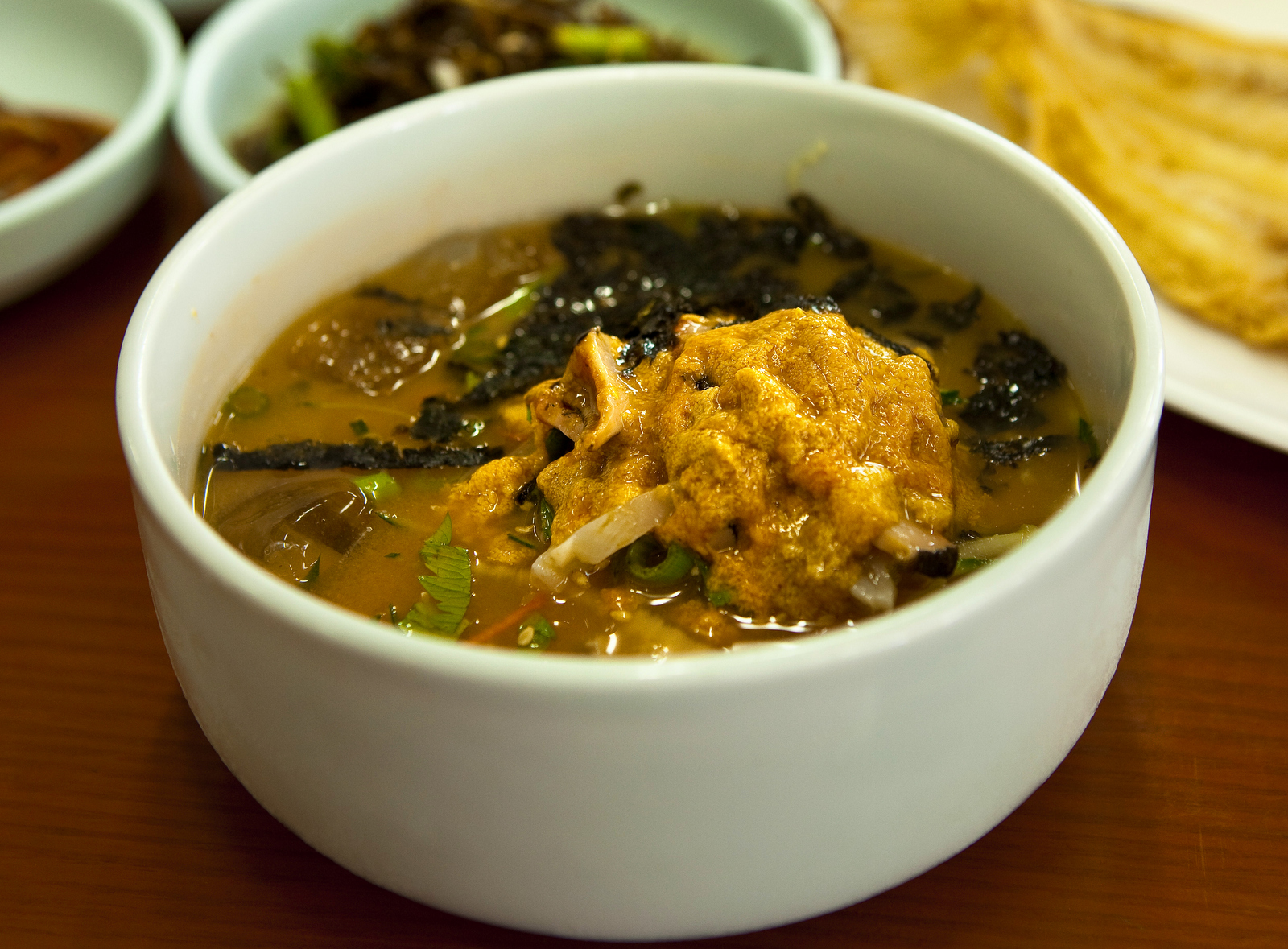 Sea Urchin Soup Close-up